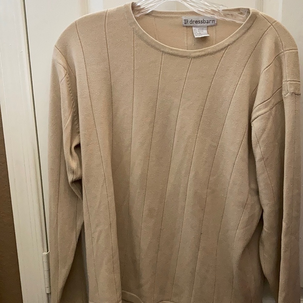 FINAL MARKDOWN Dressbarn knit pull over large